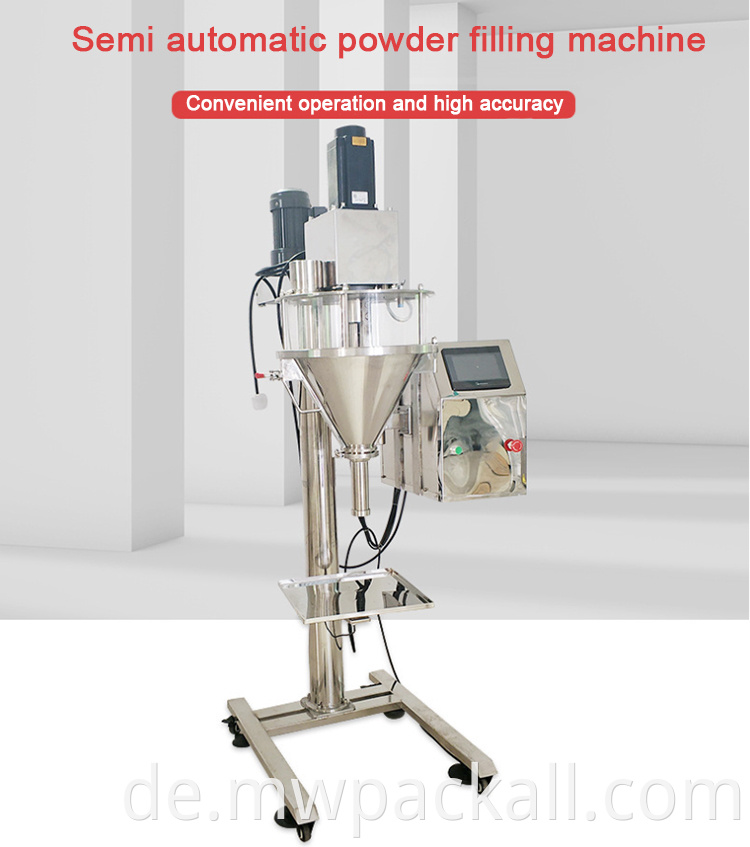 Automatisches trockenes Pulver kleiner Partikelwaagefüllmaschine / Pulver -Dosiermaschine / Schneckenfüller